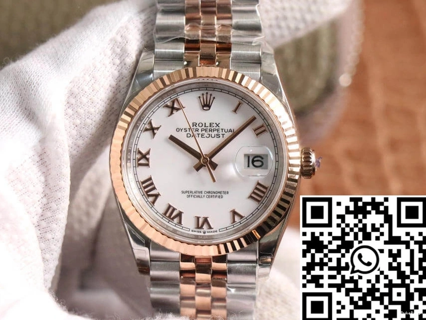 Factory Rose Datejust M126231-0015 Rolex Gold EW 0427